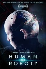 Movie poster: robot and human